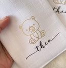 Kit de Fraldinha Personalizado com Nome do Bebê | 6 Peças Personalizadas