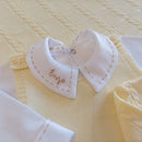 Saída De Maternidade Masculina Bebê Tricô Amarelo