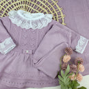 Kit Saída Maternidade Vanessa Body renda - Personalize Com o Nome da Sua Princesa