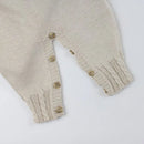 Saída De Maternidade Masculina Tricô Bebê Areia