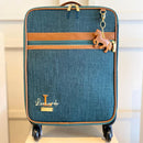 Kit Baby 5 Personalizado | Linho verde com Caramelo